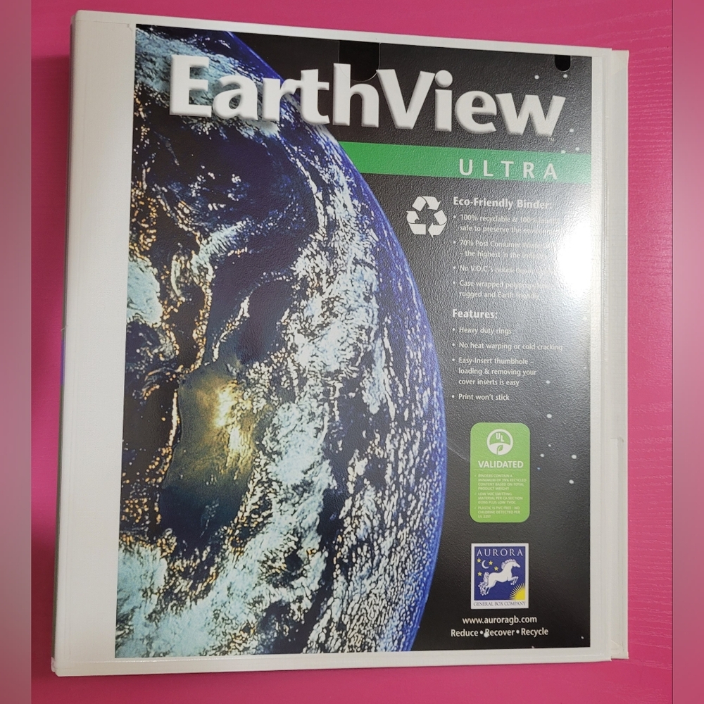 Aurora EarthView Ultra Binder 1"